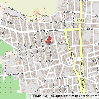 Mappa Via Oria, 65, 72020 Salice Salentino, Lecce (Puglia)