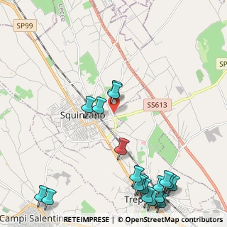 Mappa Via dei Fabbri, 73018 Squinzano LE, Italia (3.285)