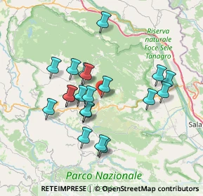 Mappa Via Roma, 84020 Corleto Monforte SA, Italia (6.958)