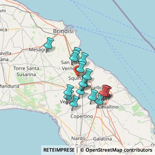 Mappa Via palumbo, 73018 Squinzano LE, Italia (11.27412)