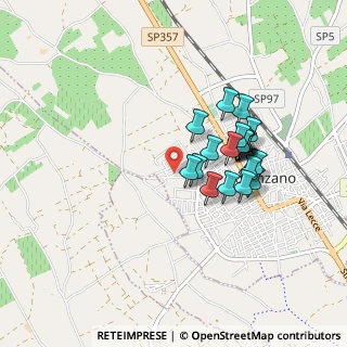 Mappa Via palumbo, 73018 Squinzano LE, Italia (0.7865)