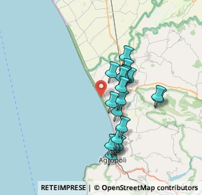 Mappa Via Dei Lidi, 84047 Capaccio SA, Italia (6.4625)