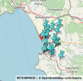 Mappa Via Dei Lidi, 84047 Capaccio SA, Italia (10.39)