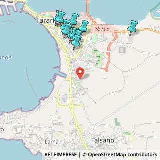 Mappa Via Lago di Piediluco, 74121 Taranto TA, Italia (2.68273)