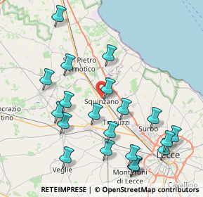 Mappa Via Rosmini, 73018 Squinzano LE, Italia (9.679)