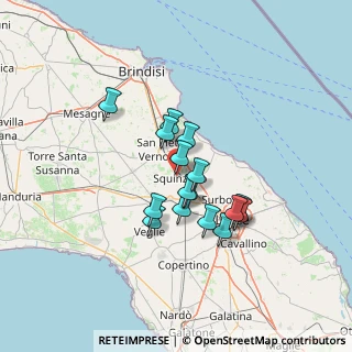 Mappa Via Niccolo' Machiavelli, 73018 Squinzano LE, Italia (11.00563)