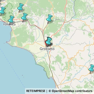 Mappa Via Emilia, 58100 Grosseto GR, Italia (33.63667)