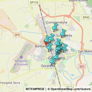 Mappa Viale Giuseppe Giusti, 58100 Grosseto GR, Italia (1.26)