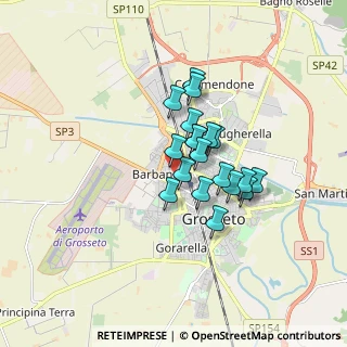 Mappa Viale Giuseppe Giusti, 58100 Grosseto GR, Italia (1.21316)