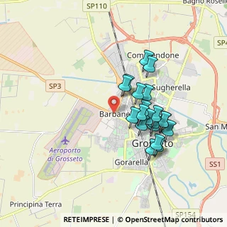 Mappa Via Castiglionese, 58100 Grosseto GR, Italia (1.59)