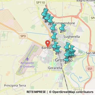 Mappa Via Castiglionese, 58100 Grosseto GR, Italia (1.9325)