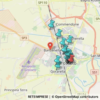 Mappa Via Castiglionese, 58100 Grosseto GR, Italia (1.721)