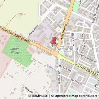 Mappa Via dell'Alluminio, 25, 58100 Grosseto, Grosseto (Toscana)
