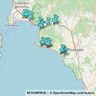 Mappa Viale Toscana, 58043 Castiglione della Pescaia GR, Italia (14.12125)