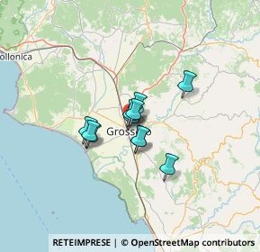 Mappa Via della Marmolada, 58100 Grosseto GR, Italia (7.86818)