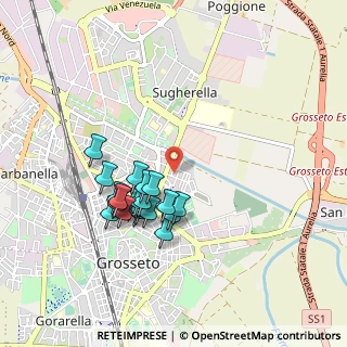 Mappa Via Lago D'Iseo, 58100 Grosseto GR, Italia (0.8415)