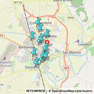 Mappa Via Lago D'Iseo, 58100 Grosseto GR, Italia (1.38583)