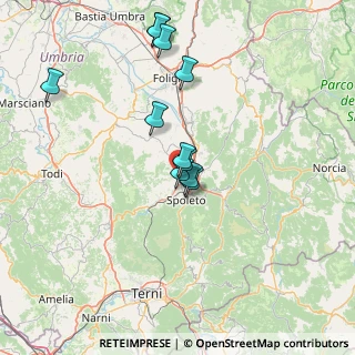 Mappa Via Santa Rita, 06049 Spoleto PG, Italia (13.38727)