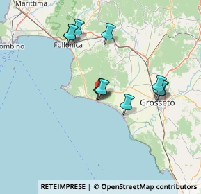 Mappa Strada Comunale delle Strette, 58043 Castiglione della Pescaia GR, Italia (13.17818)