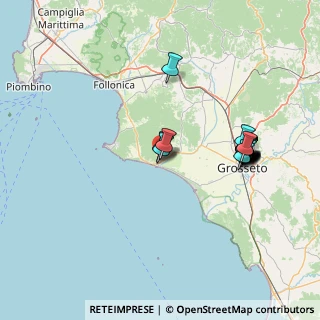 Mappa Strada Comunale delle Strette, 58043 Castiglione della Pescaia GR, Italia (15.4485)
