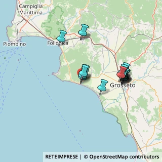 Mappa Strada Comunale delle Strette, 58043 Castiglione della Pescaia GR, Italia (14.096)