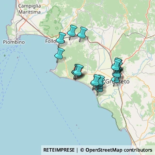 Mappa Strada Comunale delle Strette, 58043 Castiglione della Pescaia GR, Italia (12.112)