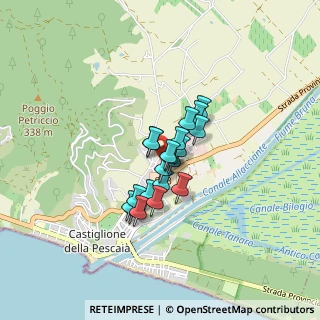 Mappa Strada Comunale delle Strette, 58043 Castiglione della Pescaia GR, Italia (0.531)