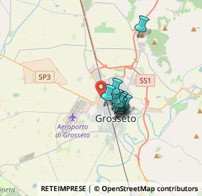 Mappa Via Mario Pratesi, 58100 Grosseto GR, Italia (2.02091)