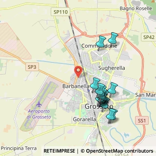 Mappa Via Mario Pratesi, 58100 Grosseto GR, Italia (2.13813)