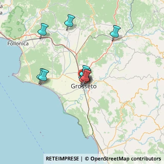 Mappa Via Col di Lana, 58100 Grosseto GR, Italia (10.53182)