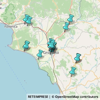 Mappa Via Col di Lana, 58100 Grosseto GR, Italia (11.93333)