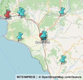 Mappa Via Giovanni Pascoli, 58100 Grosseto GR, Italia (21.44833)