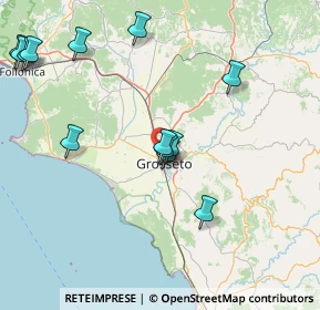 Mappa Via M. Rapisardi, 58100 Grosseto GR, Italia (18.80154)