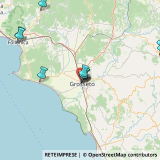 Mappa Via M. Rapisardi, 58100 Grosseto GR, Italia (18.31455)
