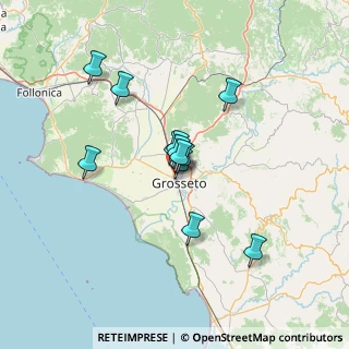 Mappa Via M. Rapisardi, 58100 Grosseto GR, Italia (10.46167)