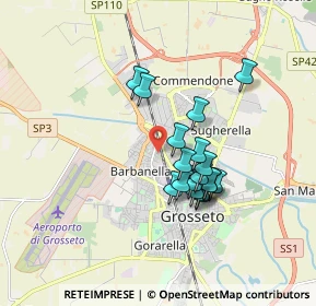 Mappa Via Giovanni Pascoli, 58100 Grosseto GR, Italia (1.45)