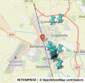 Mappa Via M. Rapisardi, 58100 Grosseto GR, Italia (1.9475)