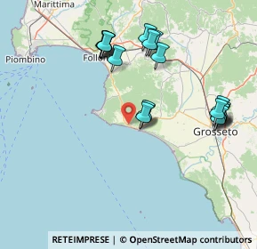 Mappa Casa Mora, 58043 Castiglione della Pescaia GR, Italia (16.7655)