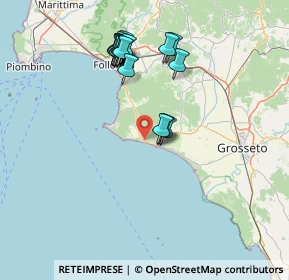 Mappa Casa Mora, 58043 Castiglione della Pescaia GR, Italia (15.2855)