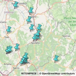 Mappa Località Fabbreria, 06049 Spoleto PG, Italia (22.09895)