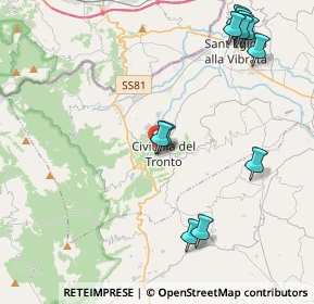 Mappa Largo Vinciguerra, 64010 Civitella del Tronto TE, Italia (5.31667)