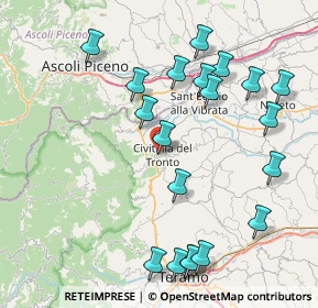 Mappa Largo Vinciguerra, 64010 Civitella del Tronto TE, Italia (9.5085)