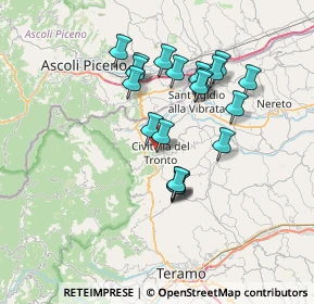 Mappa Largo Vinciguerra, 64010 Civitella del Tronto TE, Italia (6.467)