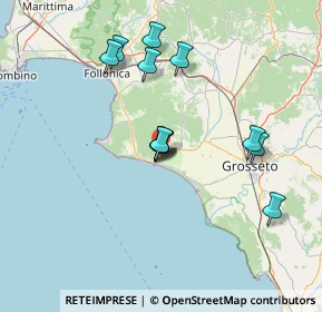 Mappa Viale dei Rigattieri, 58043 Castiglione della Pescaia GR, Italia (13.29583)