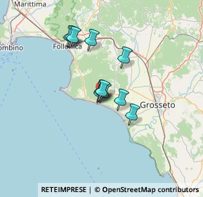 Mappa Viale dei Rigattieri, 58043 Castiglione della Pescaia GR, Italia (9.99727)