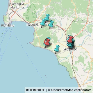Mappa Viale dei Rigattieri, 58043 Castiglione della Pescaia GR, Italia (14.2535)