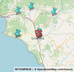 Mappa Via Monte Leoni, 58100 Grosseto GR, Italia (10.54818)