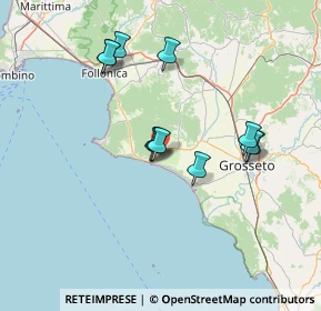 Mappa Località La Valle, 58043 Castiglione della Pescaia GR, Italia (13.16)