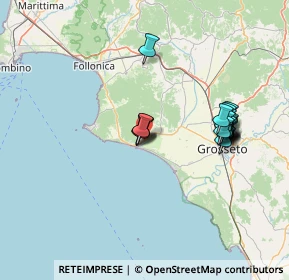 Mappa Località La Valle, 58043 Castiglione della Pescaia GR, Italia (14.1215)