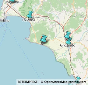 Mappa Località La Valle, 58043 Castiglione della Pescaia GR, Italia (28.77429)